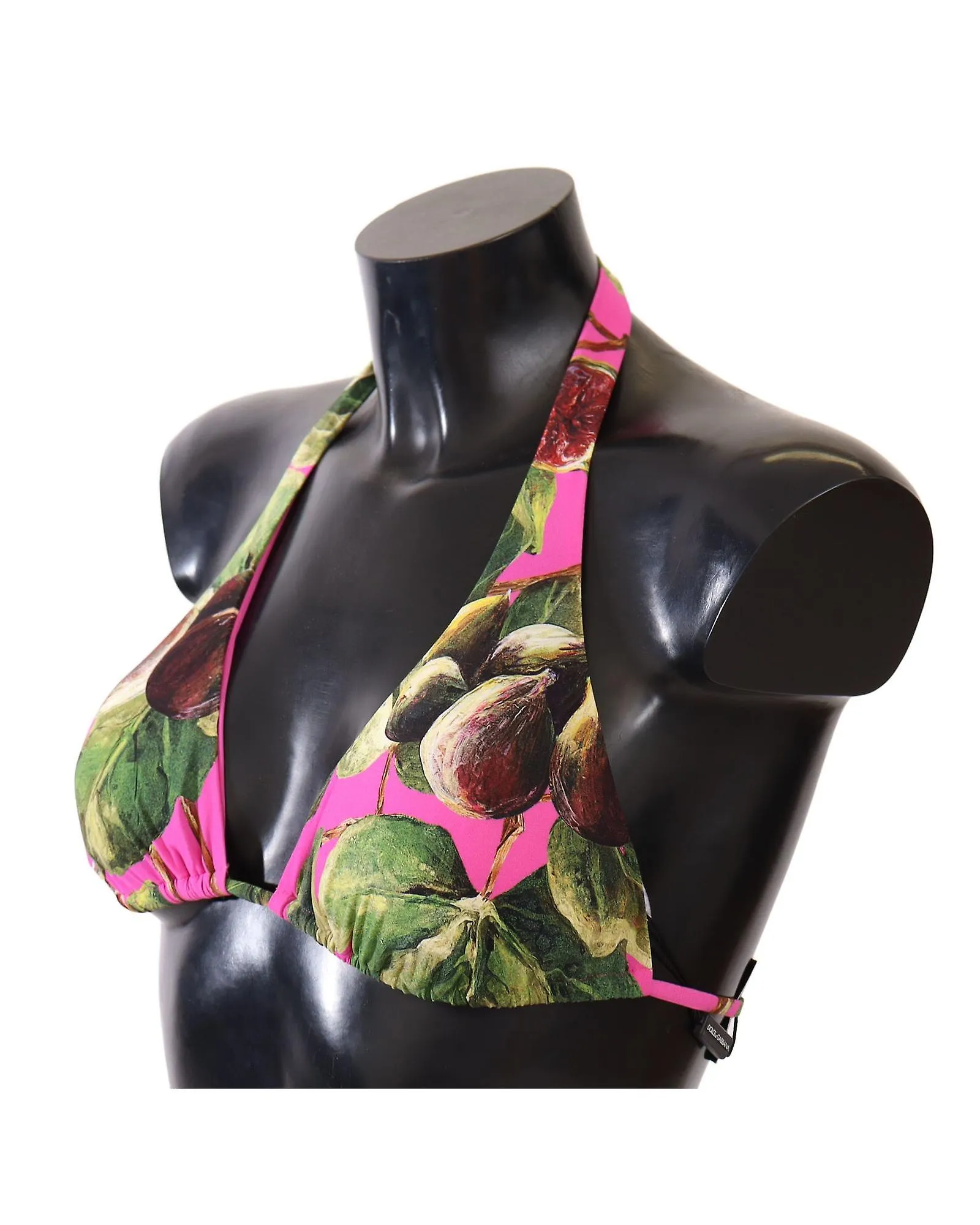 Dolce & Gabbana Floral Print Elastic Bikini Top