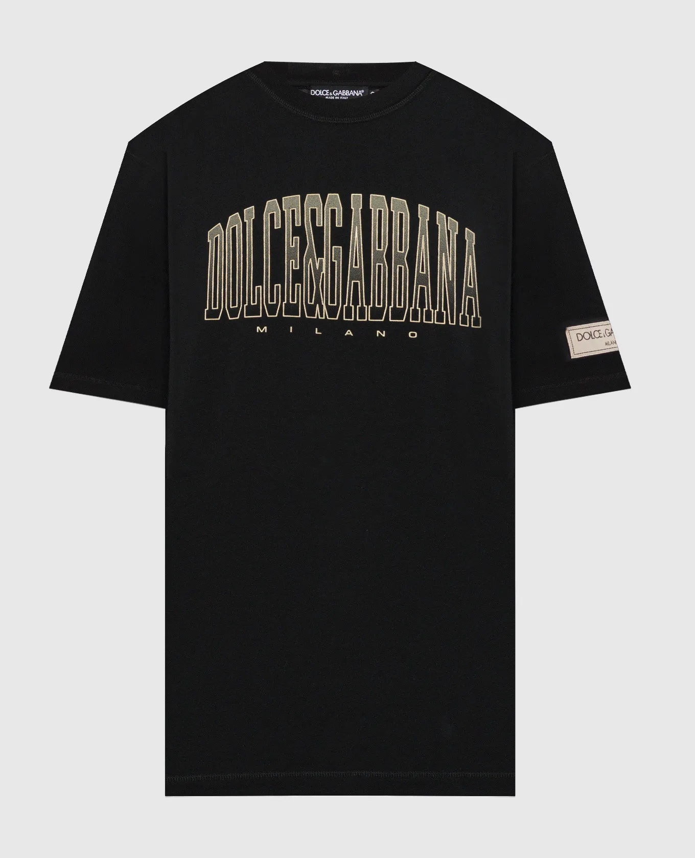 Dolce&Gabbana Black t-shirt with logo print