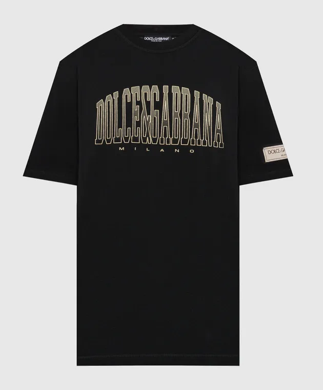 Dolce&Gabbana Black t-shirt with logo print