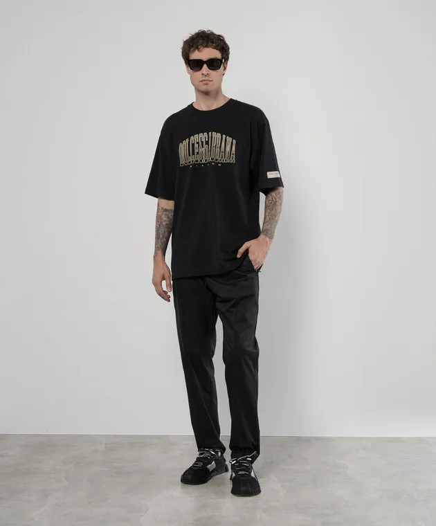 Dolce&Gabbana Black t-shirt with logo print