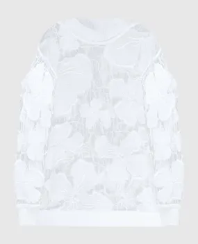 Dondup White openwork sweater