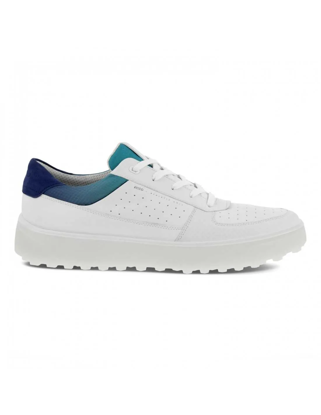 ECCO GOLF TRAY WHITE/BLUE - ZAPATO HOMBRE