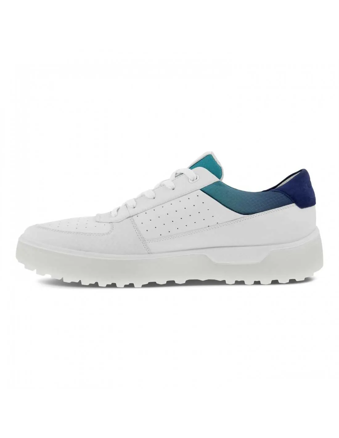 ECCO GOLF TRAY WHITE/BLUE - ZAPATO HOMBRE