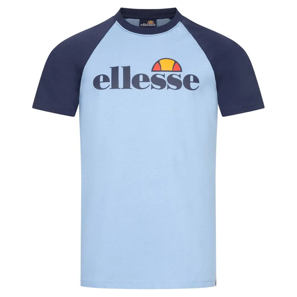 ellesse Piave Raglan Hombre Camiseta SBS07393-Marino Azul claro