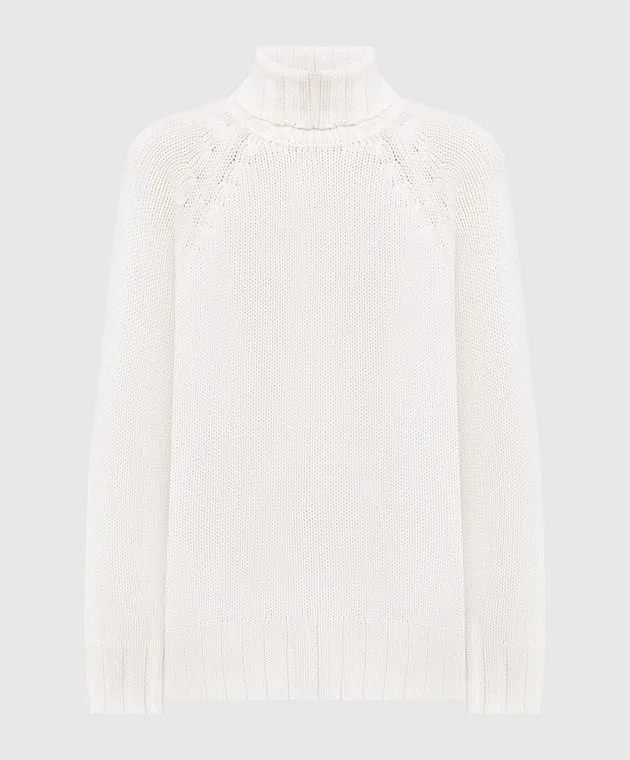 Enrico Mandelli White cashmere sweater