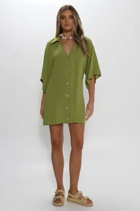 Fallon Dress - Avocado