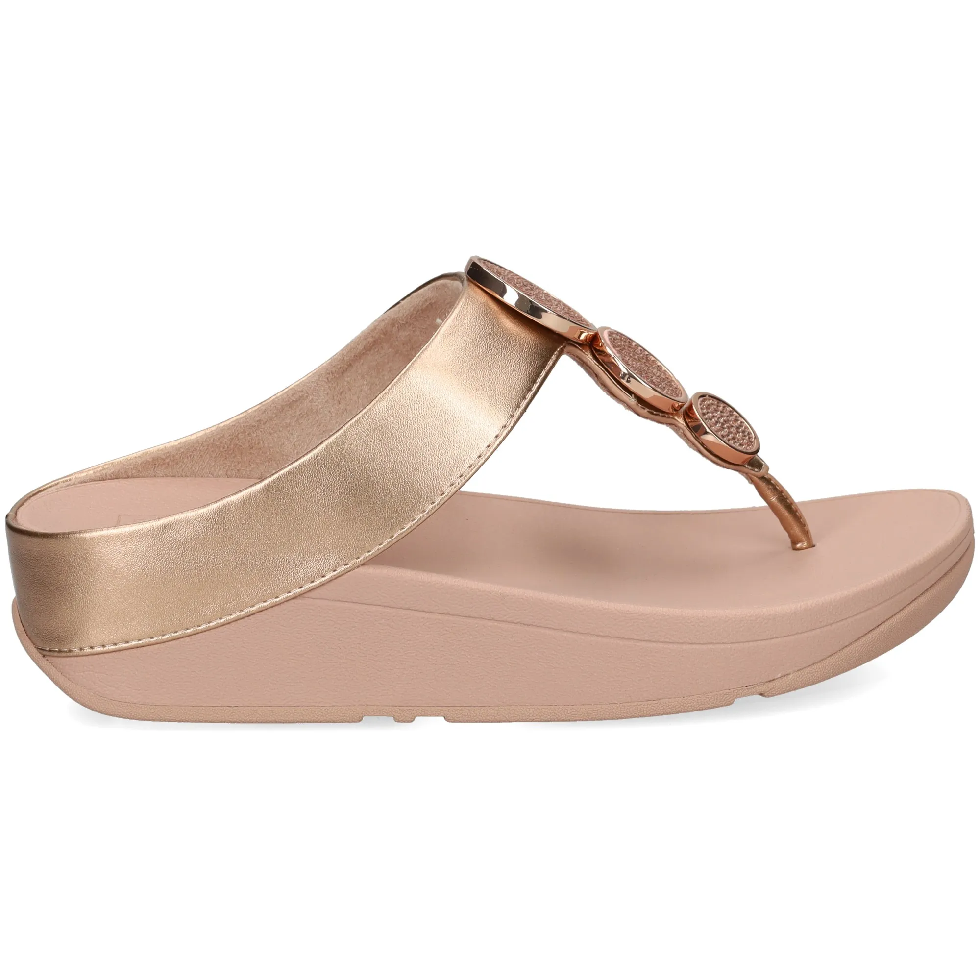 FITFLOP Sandalias cuña de Mujer 323 ROSE GOLD