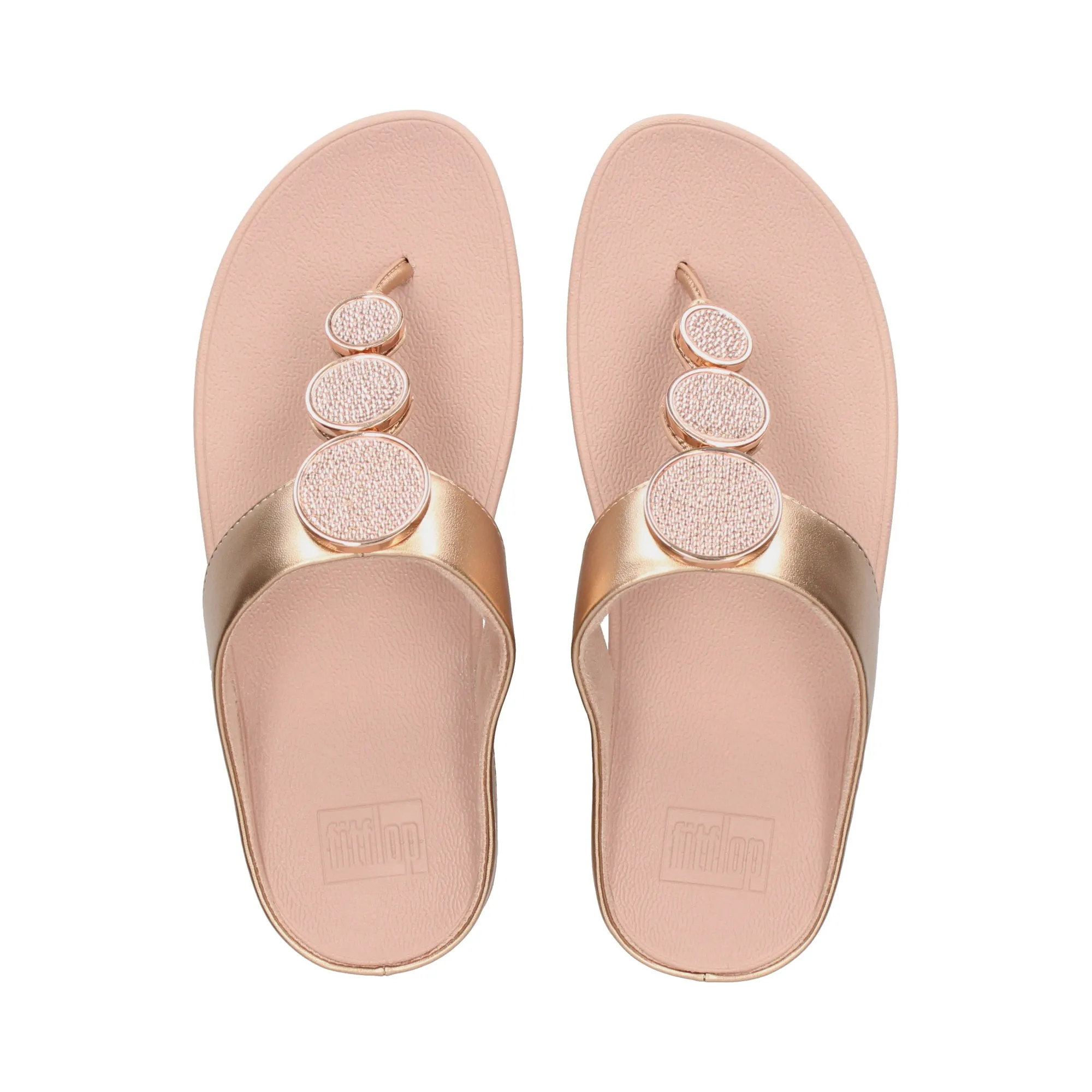 FITFLOP Sandalias cuña de Mujer 323 ROSE GOLD