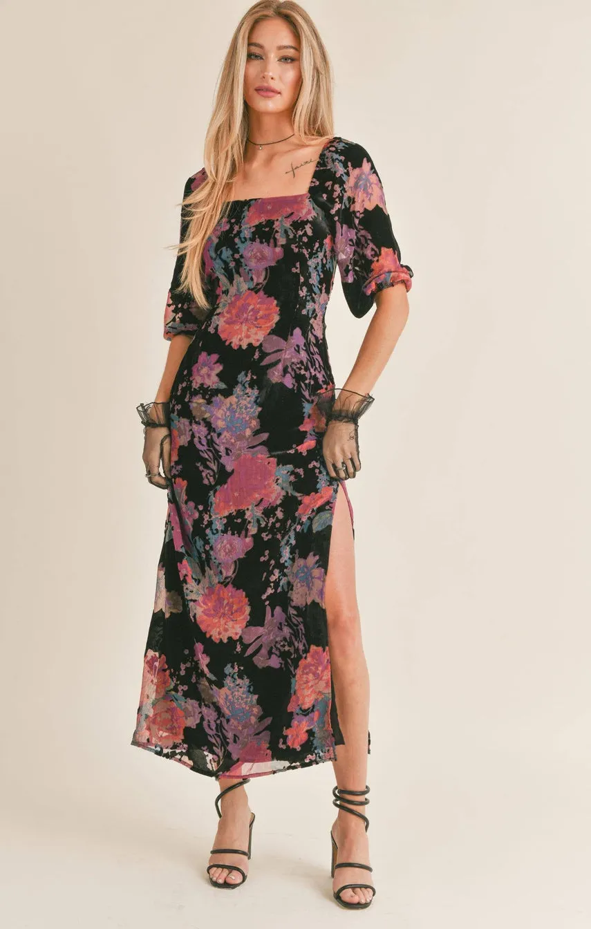 Fleur Noir Dress