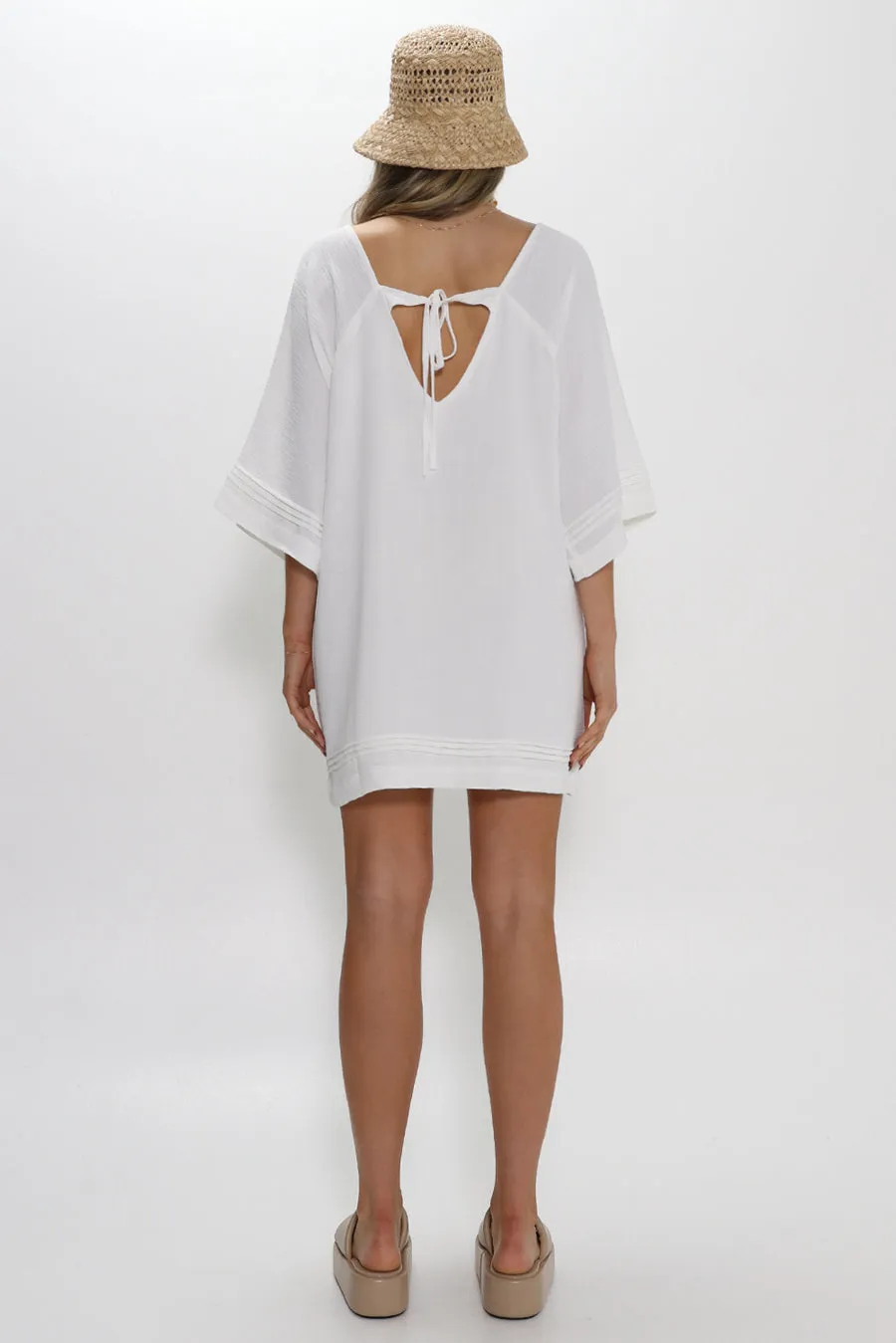 Geneva Dress - White