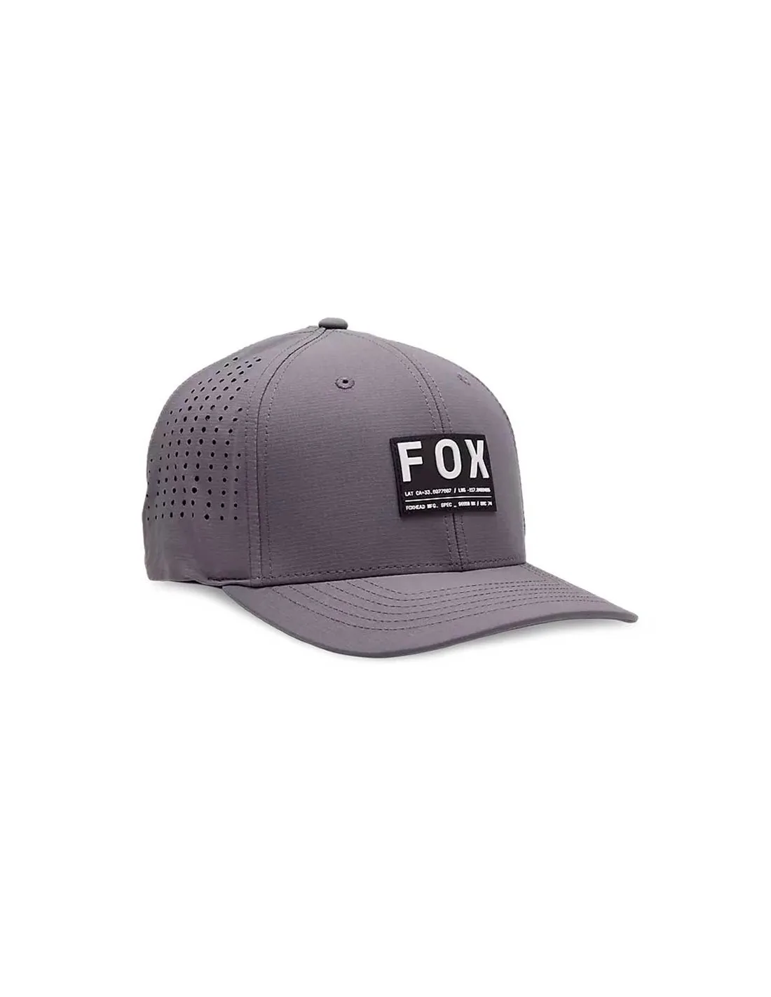 Gorra Fox Non Stop Tech Flexfit Gris Acero