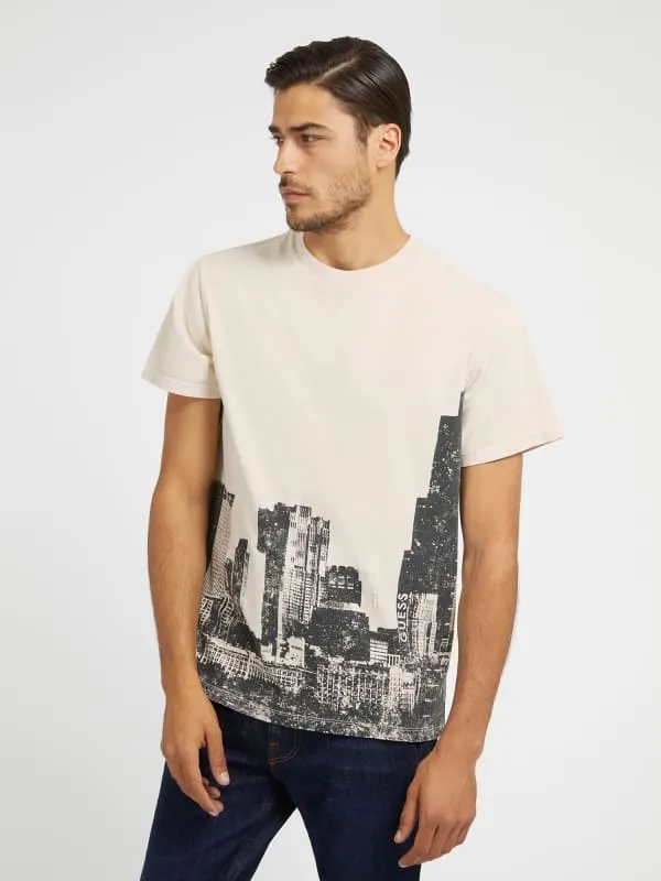 GUESS Skyline Print T-Shirt