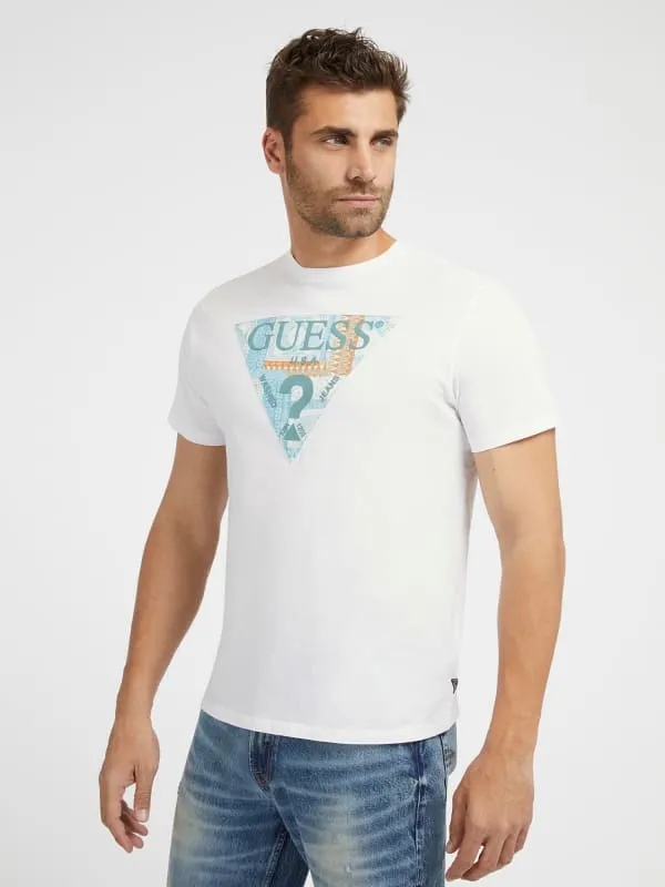 GUESS Triangle Logo T-Shirt