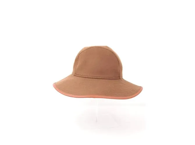 Hermès Sombrero de cachemir Castaño 