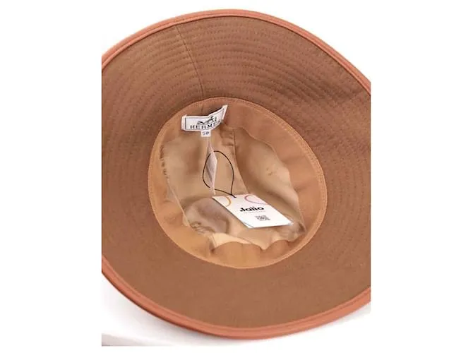 Hermès Sombrero de cachemir Castaño 