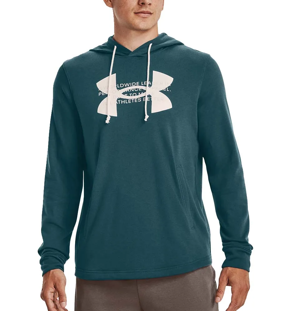 Hoodie Sudadera Capucha Fitness_Hombre_UNDER ARMOUR Rival Terry Logo Hoodie