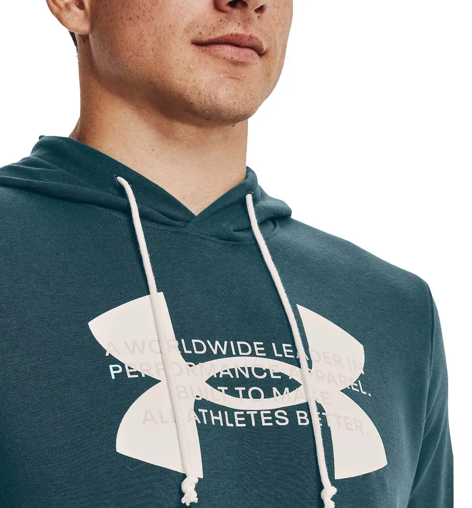 Hoodie Sudadera Capucha Fitness_Hombre_UNDER ARMOUR Rival Terry Logo Hoodie