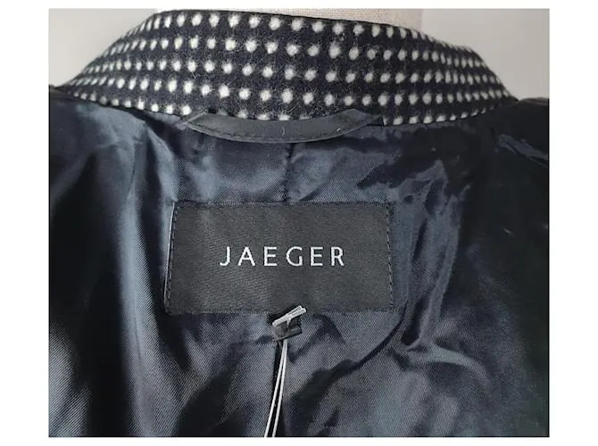 Jaeger Chaquetas Negro Blanco 