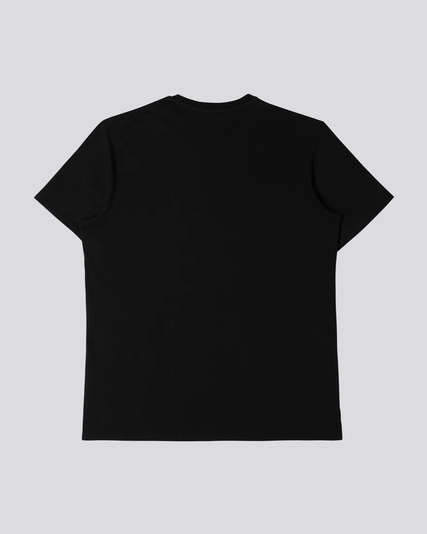 JAPANESE SUN TS COTTON SINGLE JERSEY BLACK GARMENT WASHED