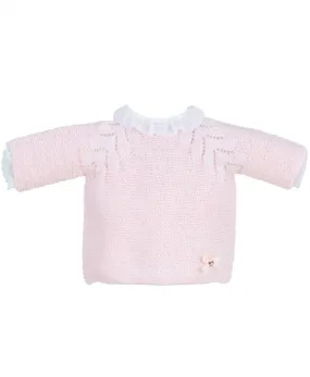 Jersey Bebe CASILDA Y JIMENA Espigas Algodón Egipcio Rosa