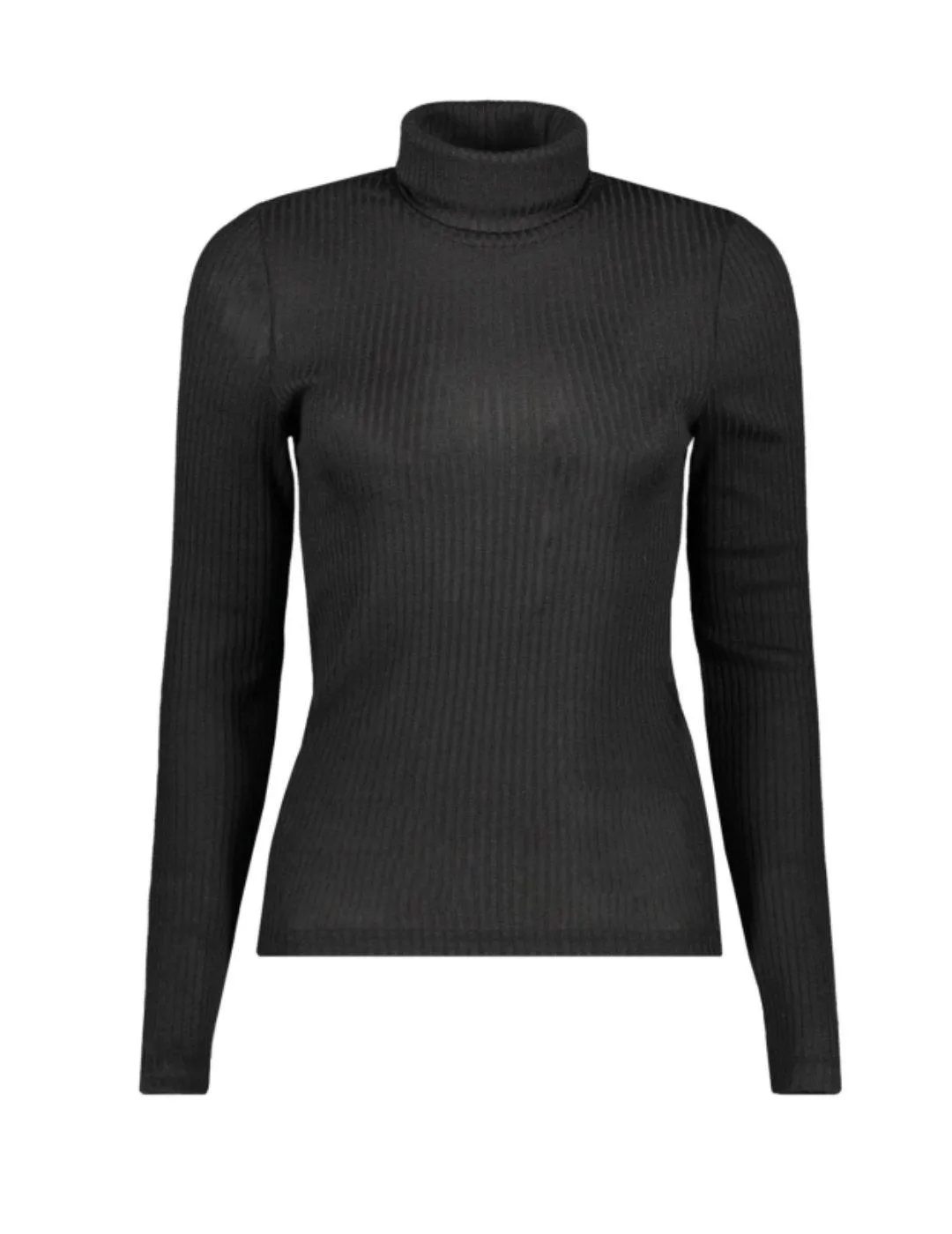 Jersey Only Zandra negro cuello alto para mujer