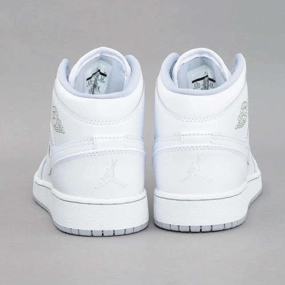 Jordan Air Jordan 1 Retro Mid ''White Wolf Grey'' GS