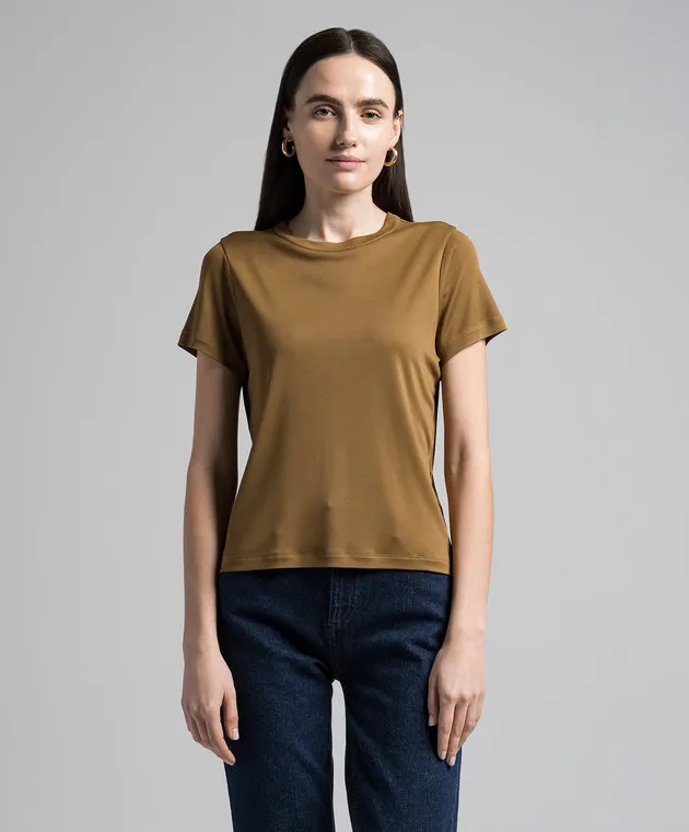 Khaite Brown T-shirt