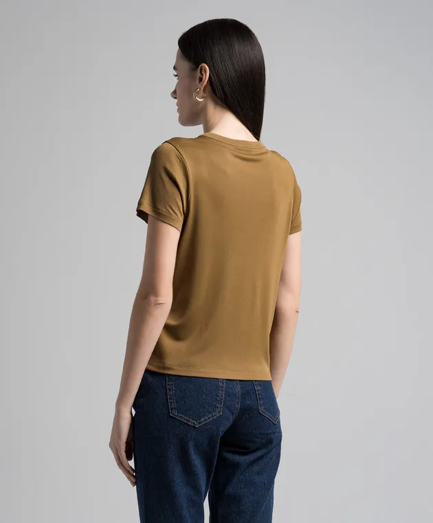 Khaite Brown T-shirt