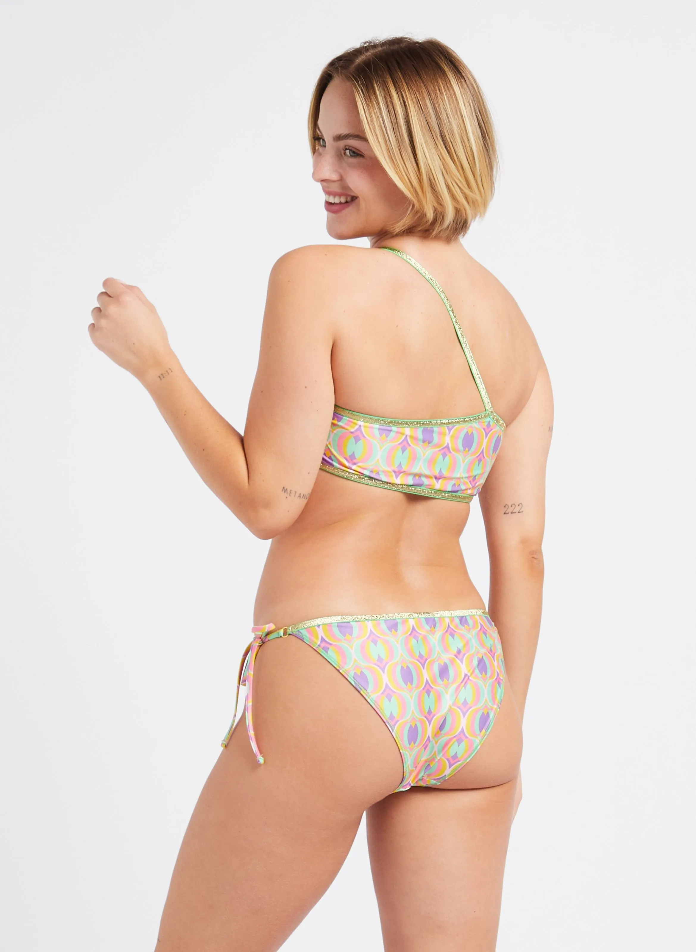 LA NOUVELLE LAURA - Braguita de bikini estampada en multicolor