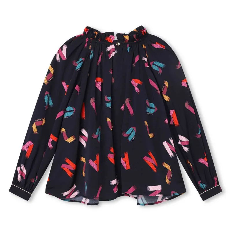 LANVIN Blusa holgada y estampada