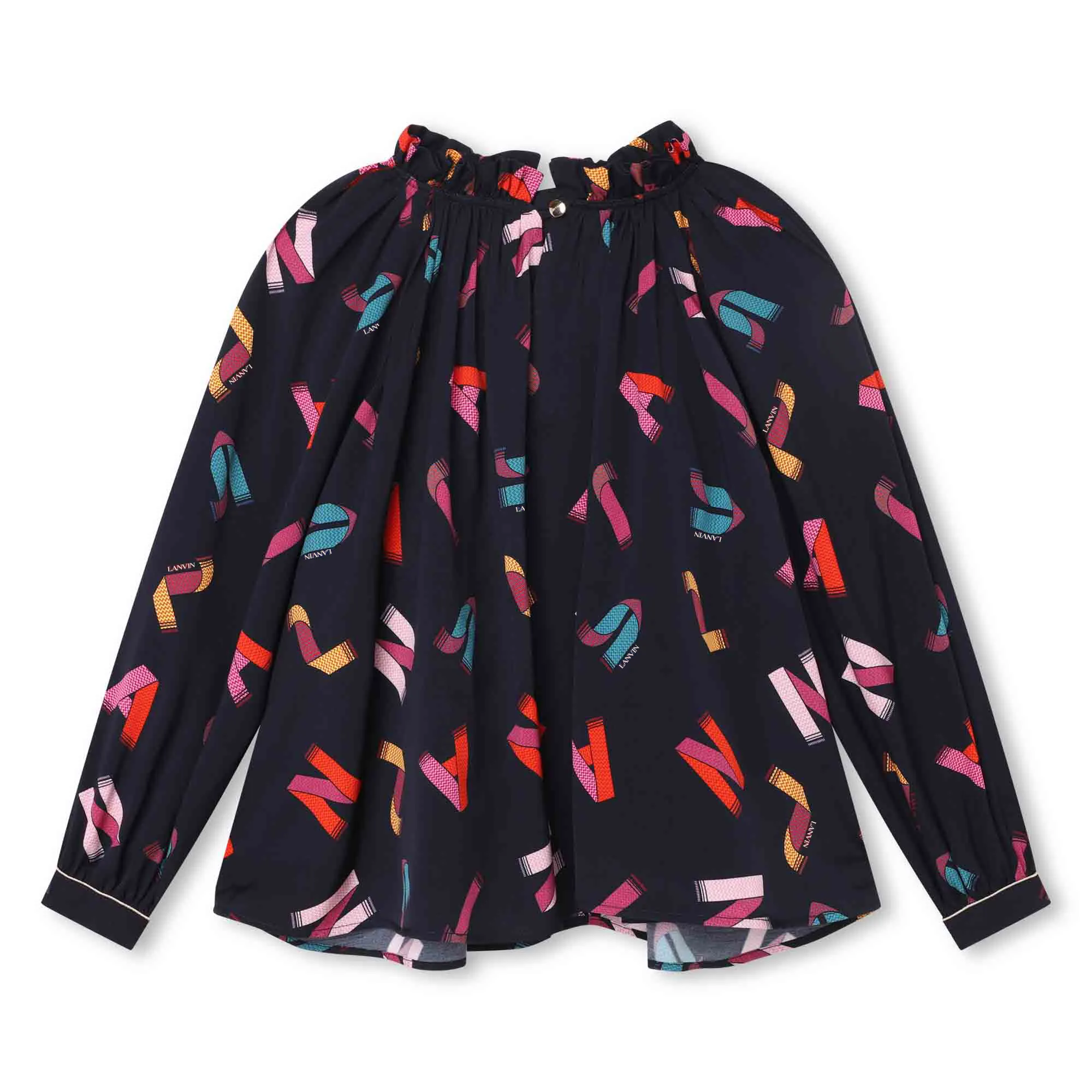 LANVIN Blusa holgada y estampada