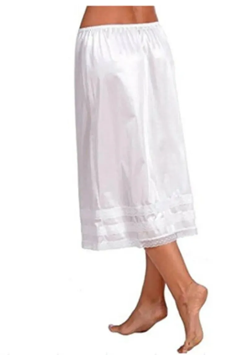 Long Lace Underskirt for Women - Petticoat for Dress Safety, Oversize Skirt