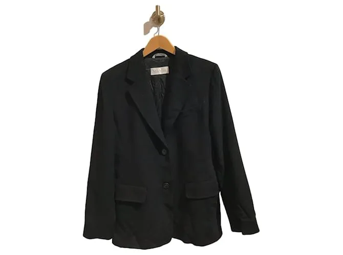 MAX MARA Chaquetas T.fr 42 Lana Negro 