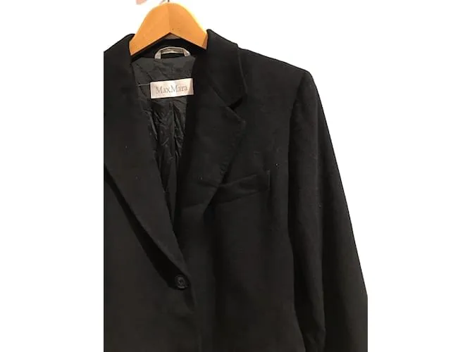 MAX MARA Chaquetas T.fr 42 Lana Negro 