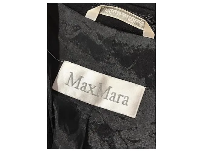 MAX MARA Chaquetas T.fr 42 Lana Negro 