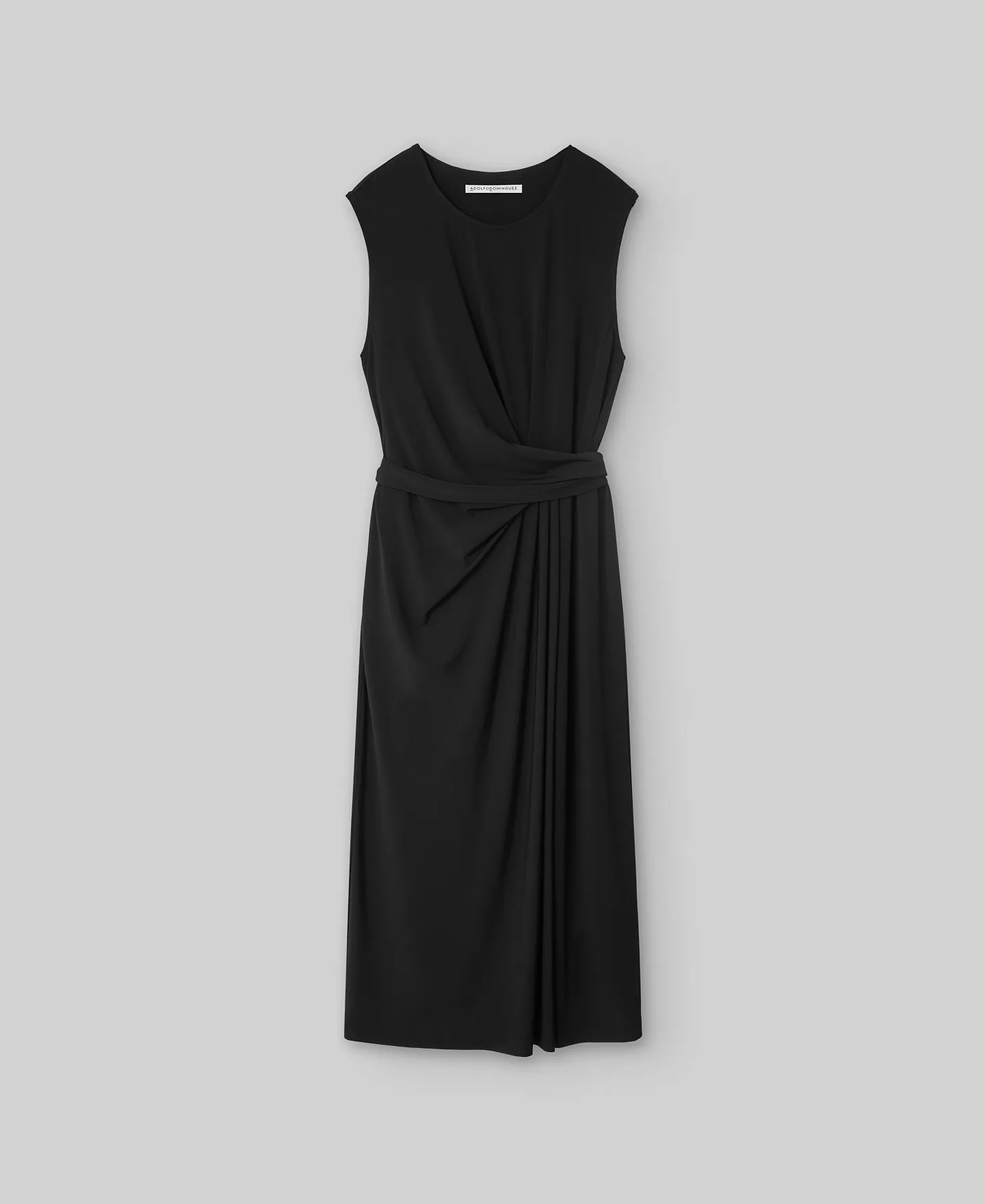 Midi dress with knot woman