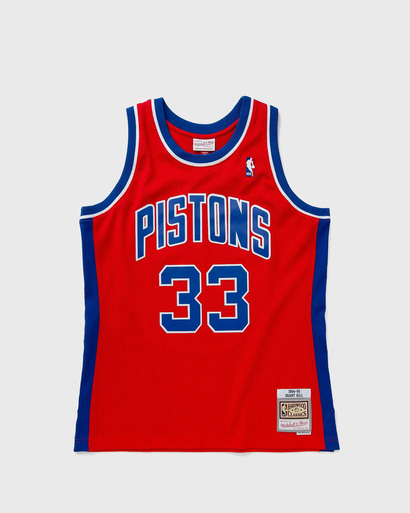 Mitchell & Ness NBA Detroit Pistons 1994 Grant Hill #33 Jersey