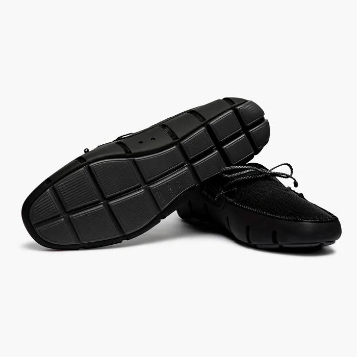 Mocasines – Braided Lace Loafer – Black