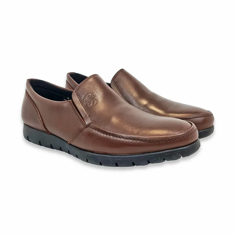 Mocasines Hombre Piel 074 Brandy, de Comodo Sport