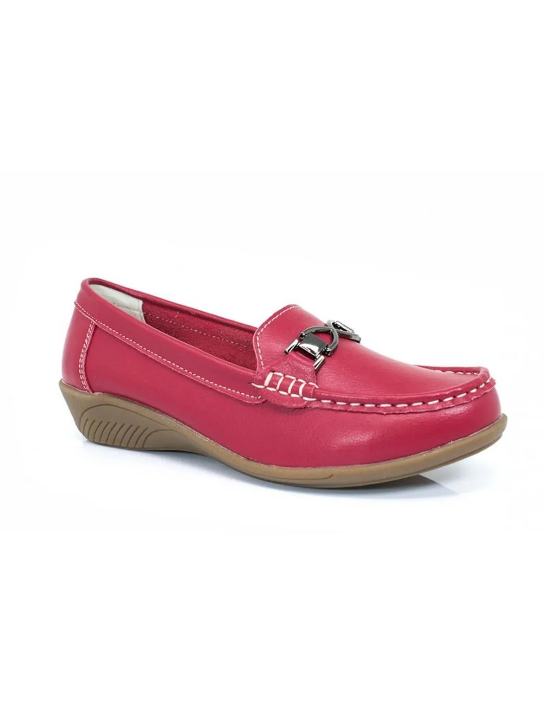 MOCASINES MUJER VICMART 508 ROJO