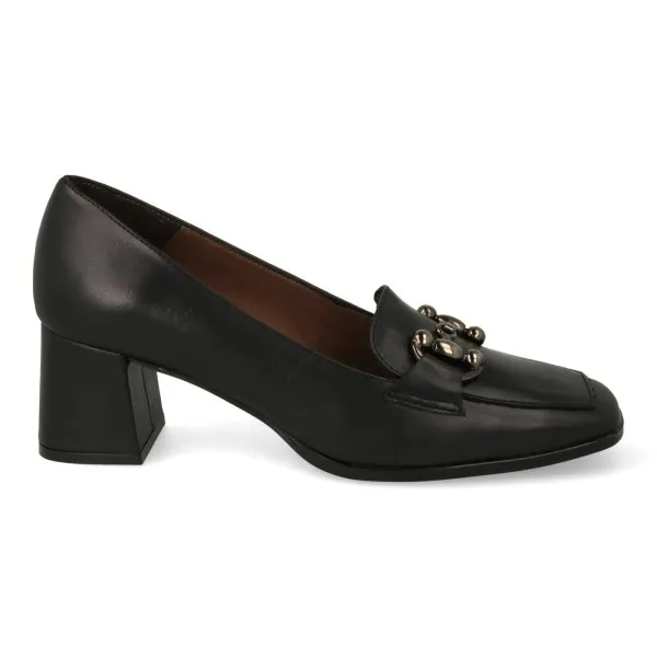 MOCASINES TACON MUJER NEGRO MOD. GIORGINA