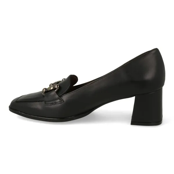 MOCASINES TACON MUJER NEGRO MOD. GIORGINA