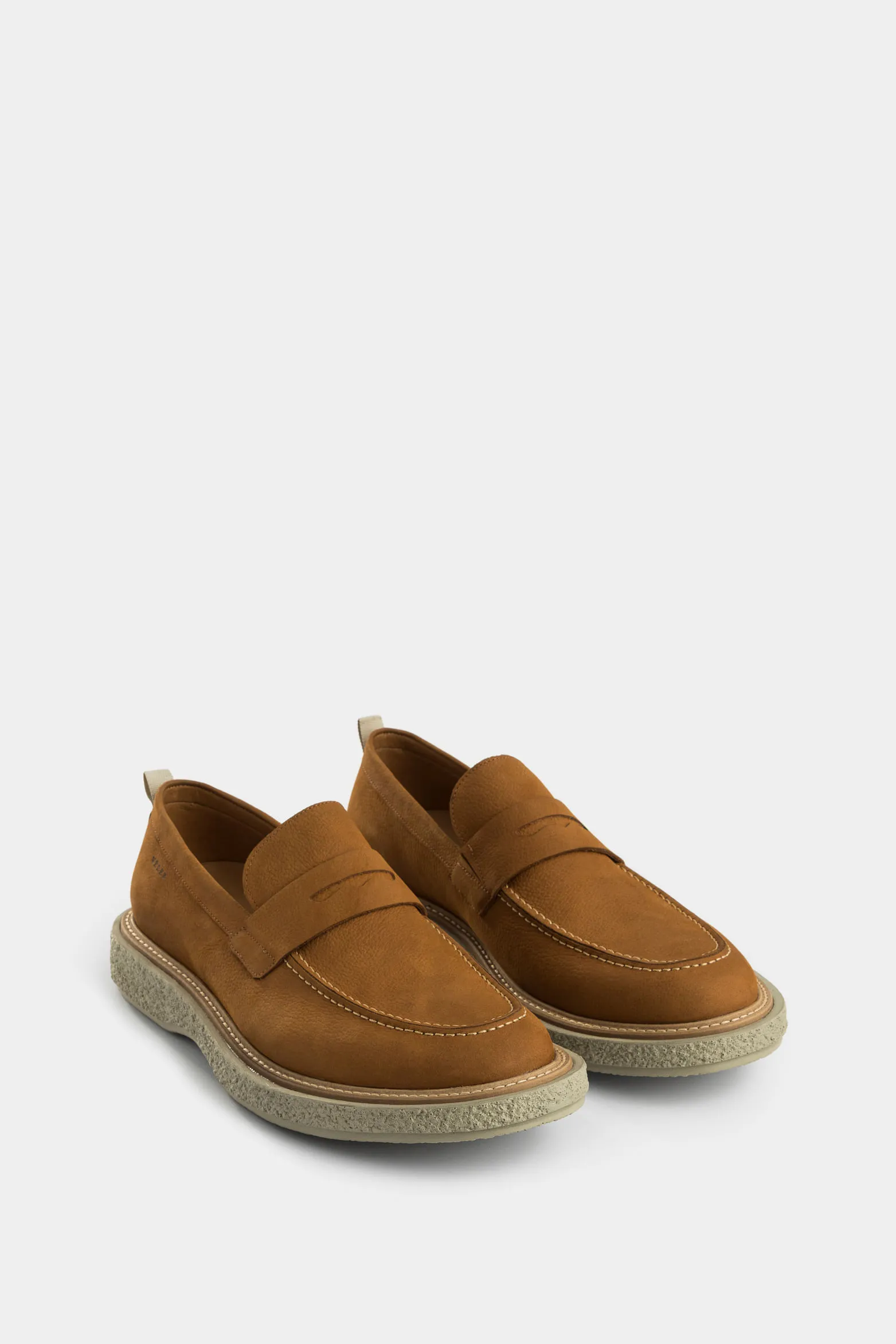 Mocasines Wezen de cuero gamuzado para hombre casual