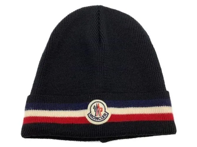 ***MONCLER (MONCLER)  sombrero tejido Negro 