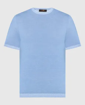 MooRER JUDE blue melange t-shirt