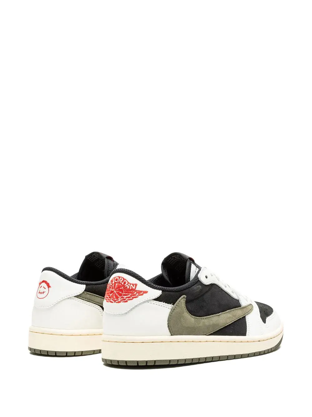 N372O Jordan tenis Air Jordan 1 Low OG Olive de Jordan x Travis Scott