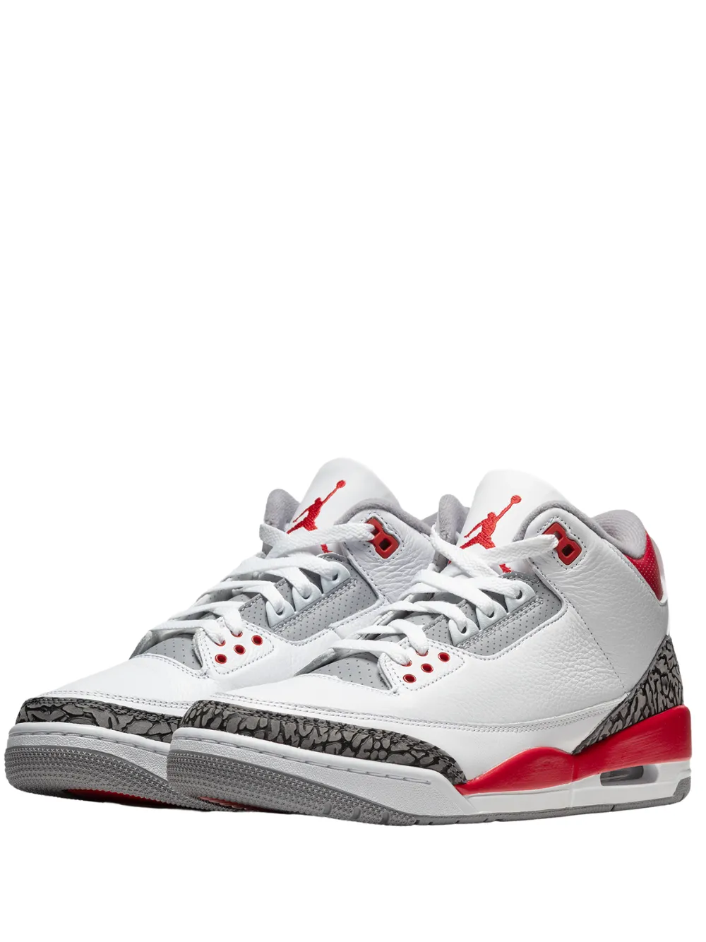 N373O AIR JORDAN 3 III ‘FIRE RED’ BLANCO ROJO