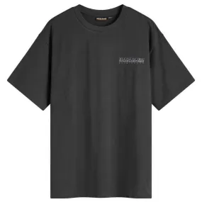 Napapijri Box Logo T-Shirt Black