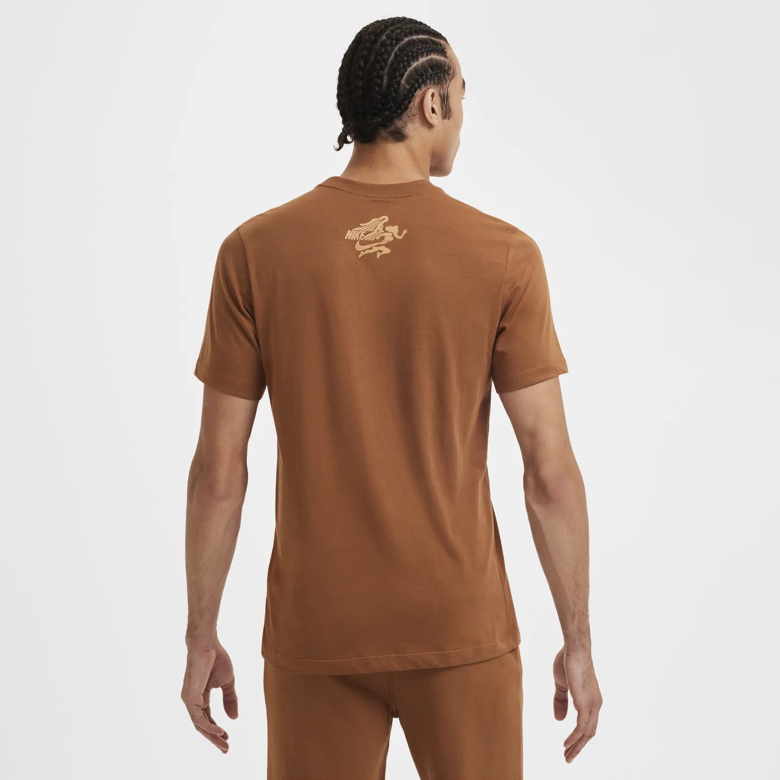 Nike T-Shirt Print Brown