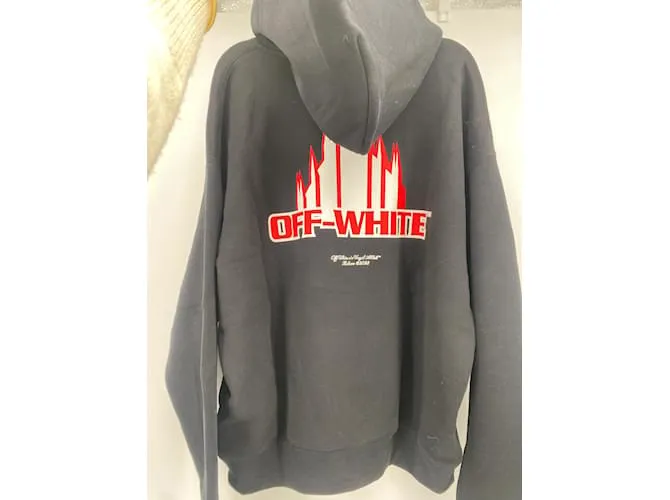 Off White OFF-WHITE Prendas de punto y sudaderas T.Internacional M Algodón Negro 